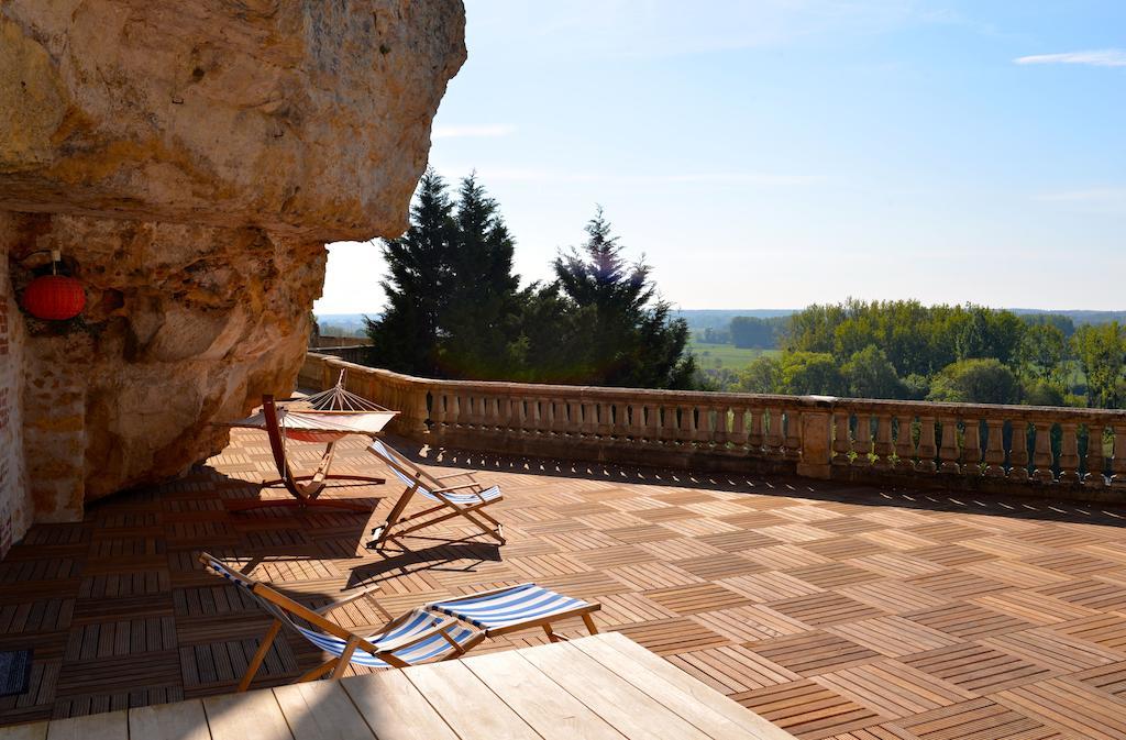 Gites Troglodytes Du Chateau De L'Etoile Vernou-sur-Brenne 외부 사진