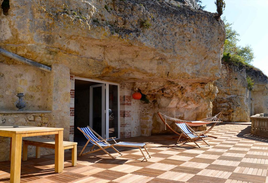 Gites Troglodytes Du Chateau De L'Etoile Vernou-sur-Brenne 외부 사진